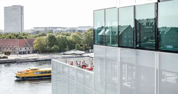Dansk Arkitektur Center Cafe Terrasse Foto Rasmus Hjortshoj