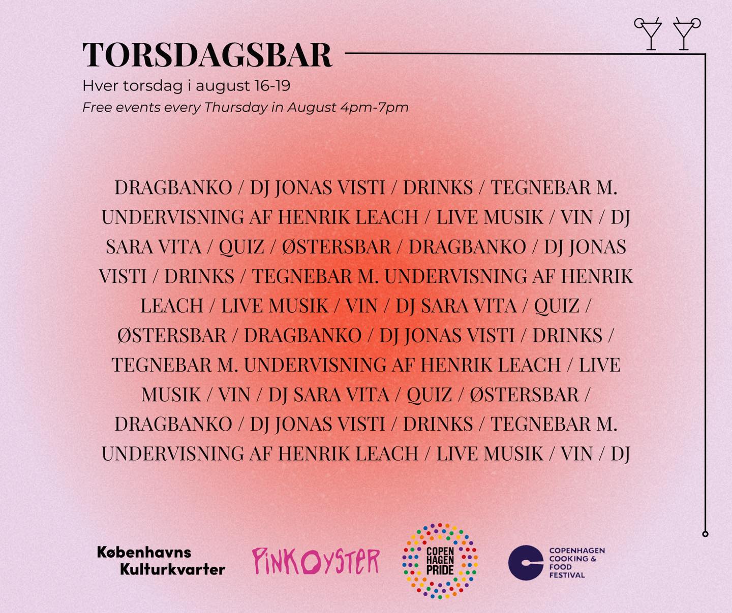 Kulturkvarteret Torsdagsbarer 2024