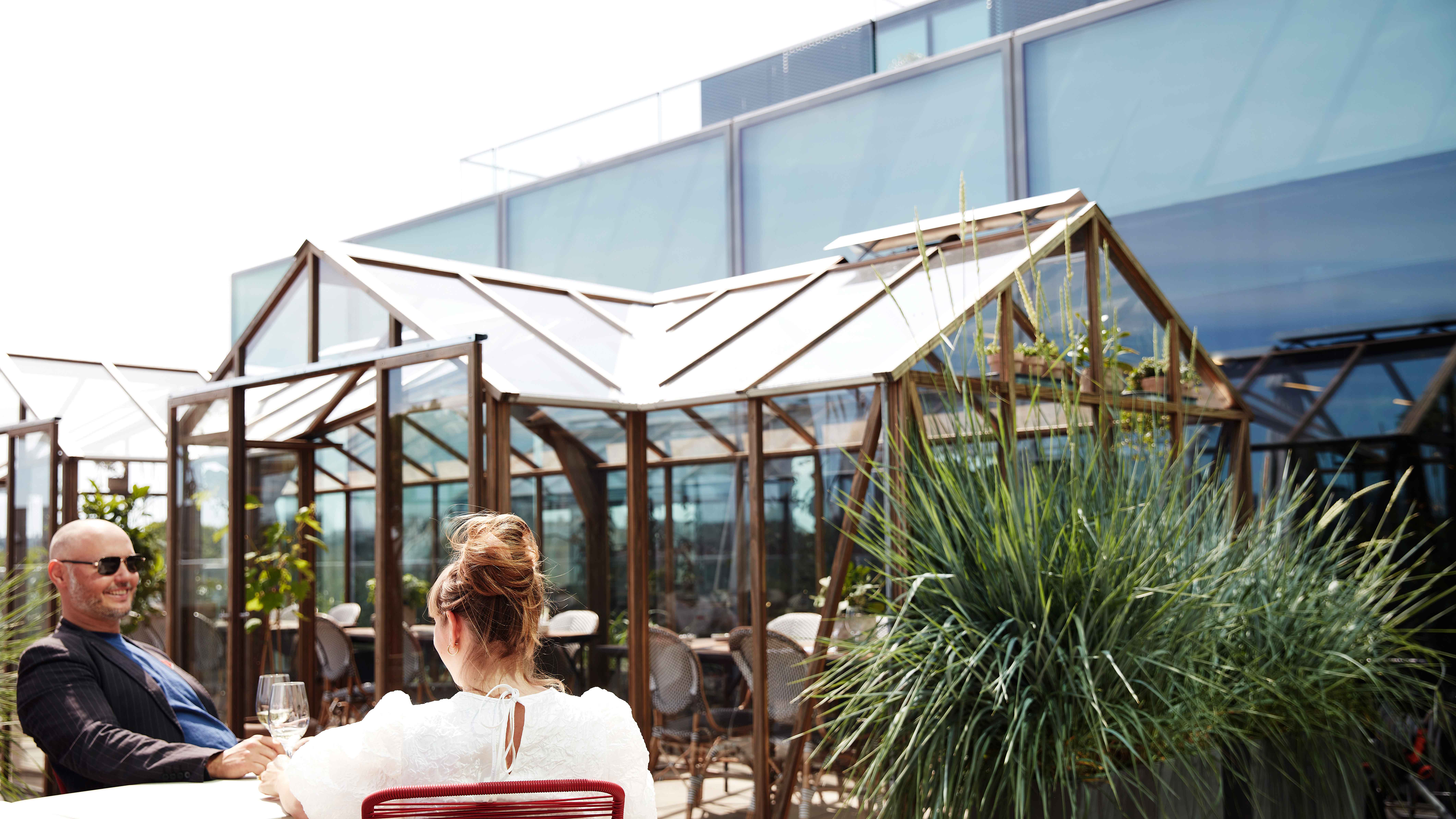 DAC Terrasse Med Drivhus